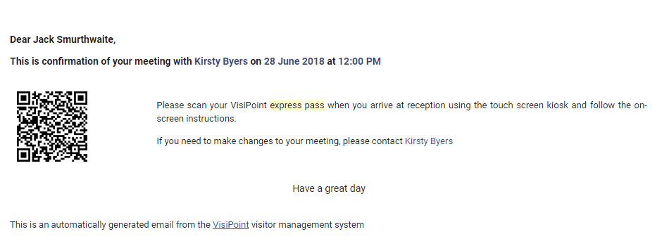 VisiPoint-QuickPass-Email VisiPoint QuickPass Email