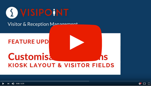 visipoint feature update customisation options