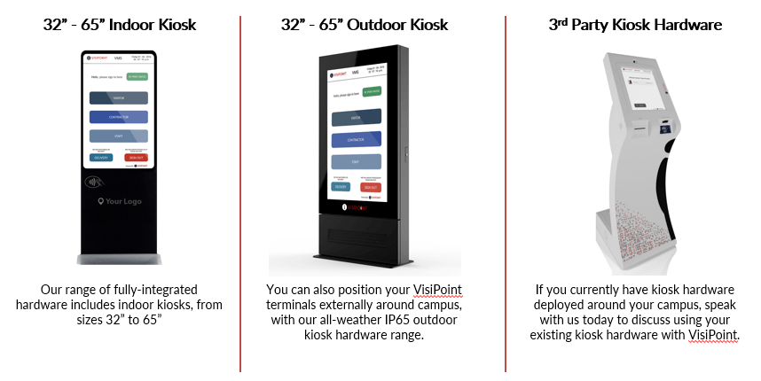 VisiPoint integrated kiosk hardware