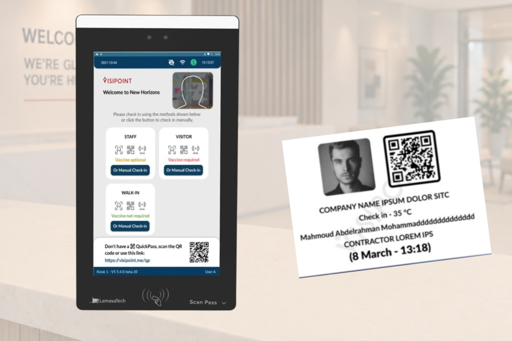 VisiPoint is a complete visitor management solution