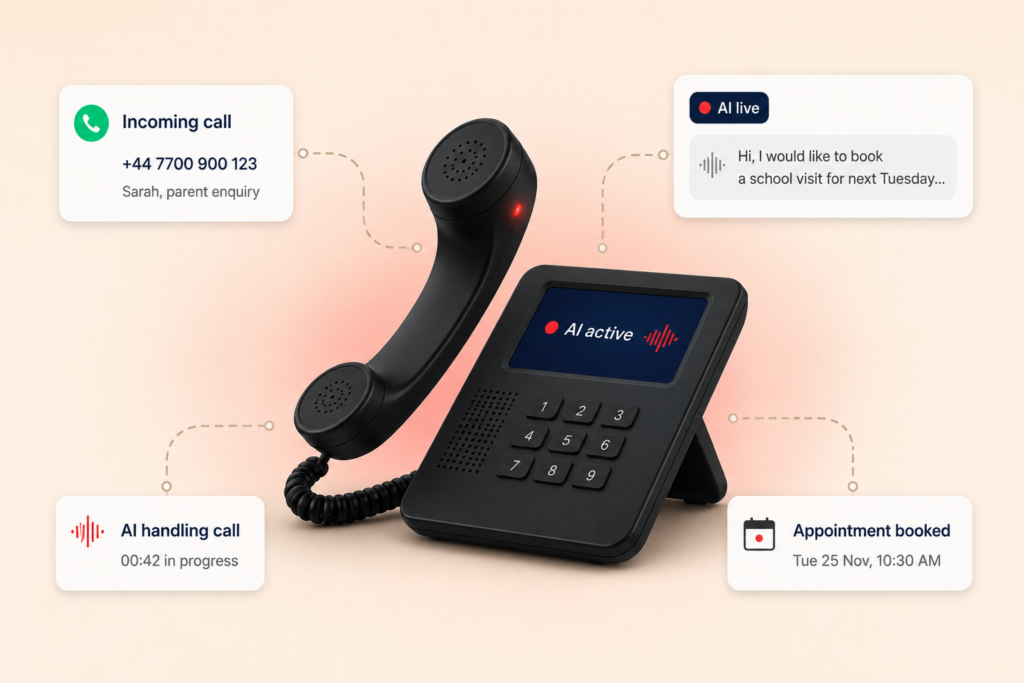 AI voice platforms for phone reception in 2026