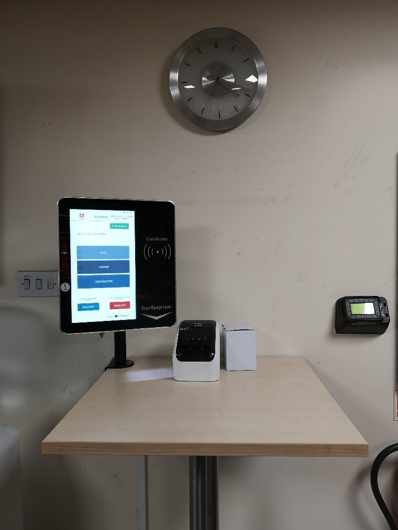 Creating an Unmanned Reception Area for United Cast Bar VisiPoint